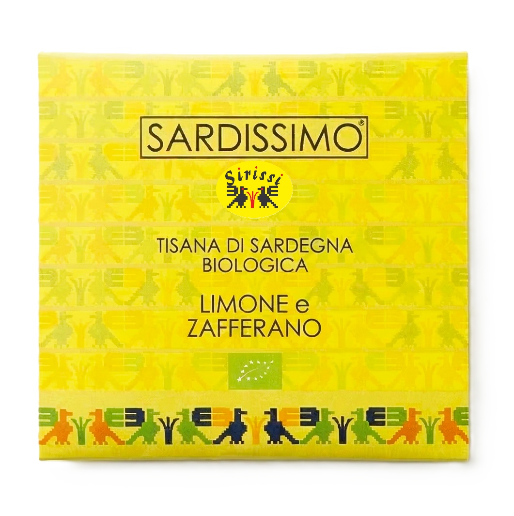 Tisana al limone e zafferano barattolino 8 filtri 1 Tisana al limone e zafferano barattolino 8 filtri - immagine 1